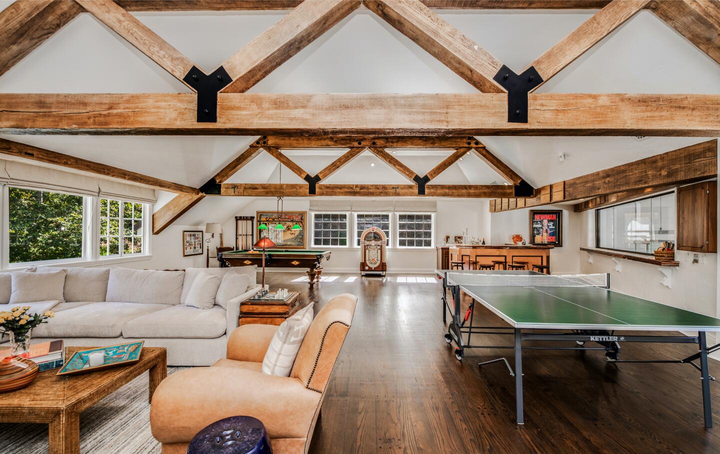 The game room.