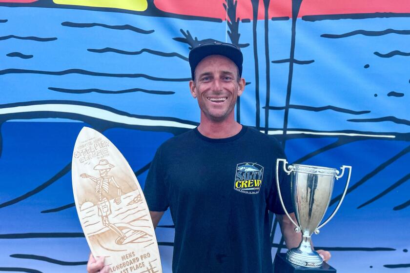 Richie Cravey claimed the North America Regional Longboard Title at the Coastal Edge Steel Pier Classic on May 29.
