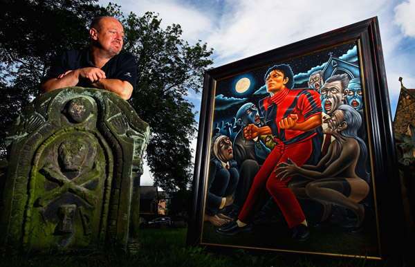 Michael Jackson tribute art