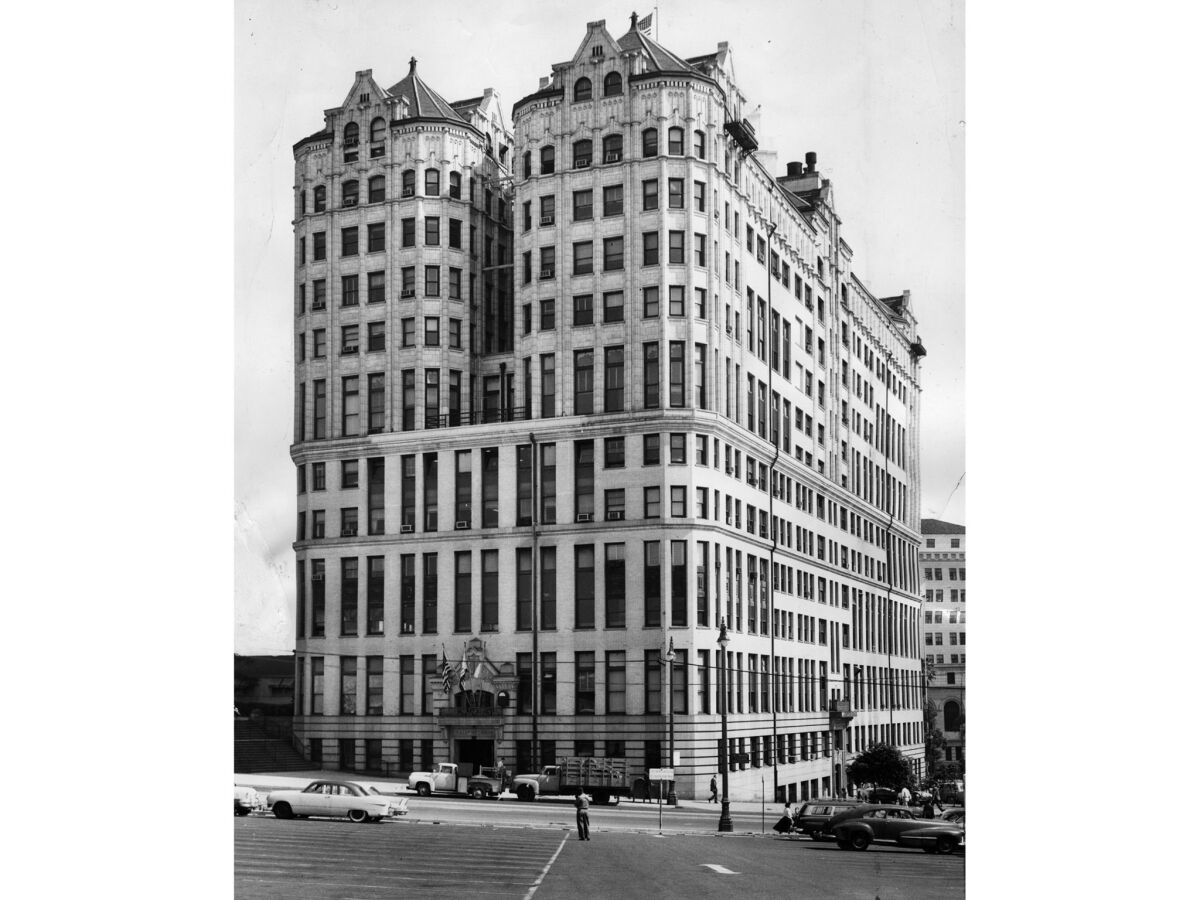 March 27, 1959: The Los Angeles County Hall of Records was completed in 1911.