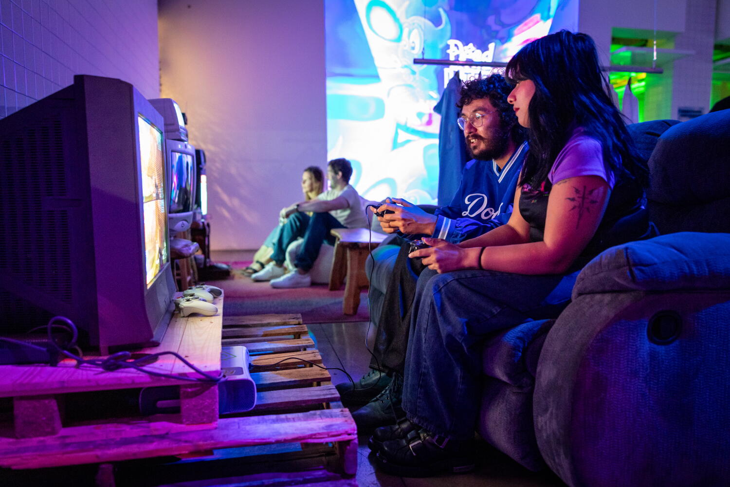 A rainbow of iMac G3s? This 'old tech' party in L.A. is a balm for our isolated times