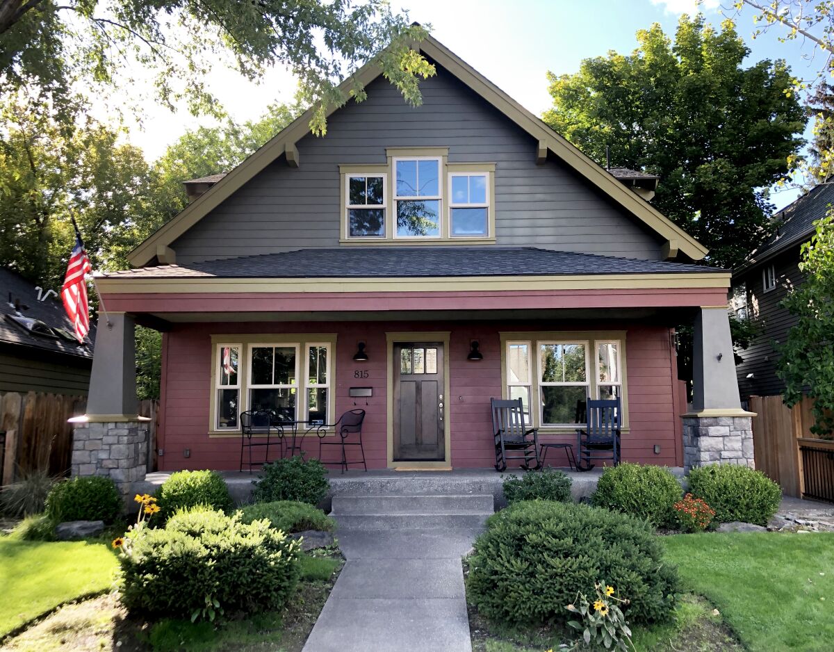 Harmon Park Bungalow rents for $224 per night (seasonal), plus tax and fees in Bend, Ore. 