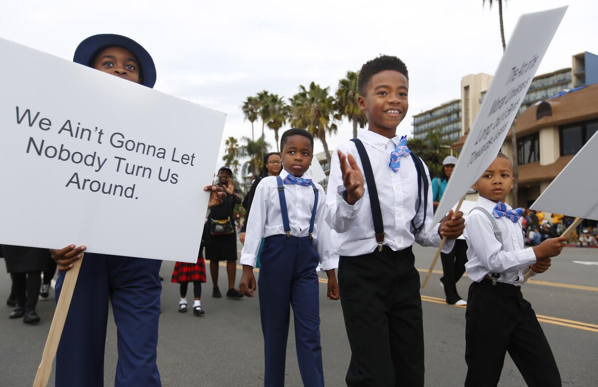 Children from Jack and Jill of America, Inc., San Diego Chapter.