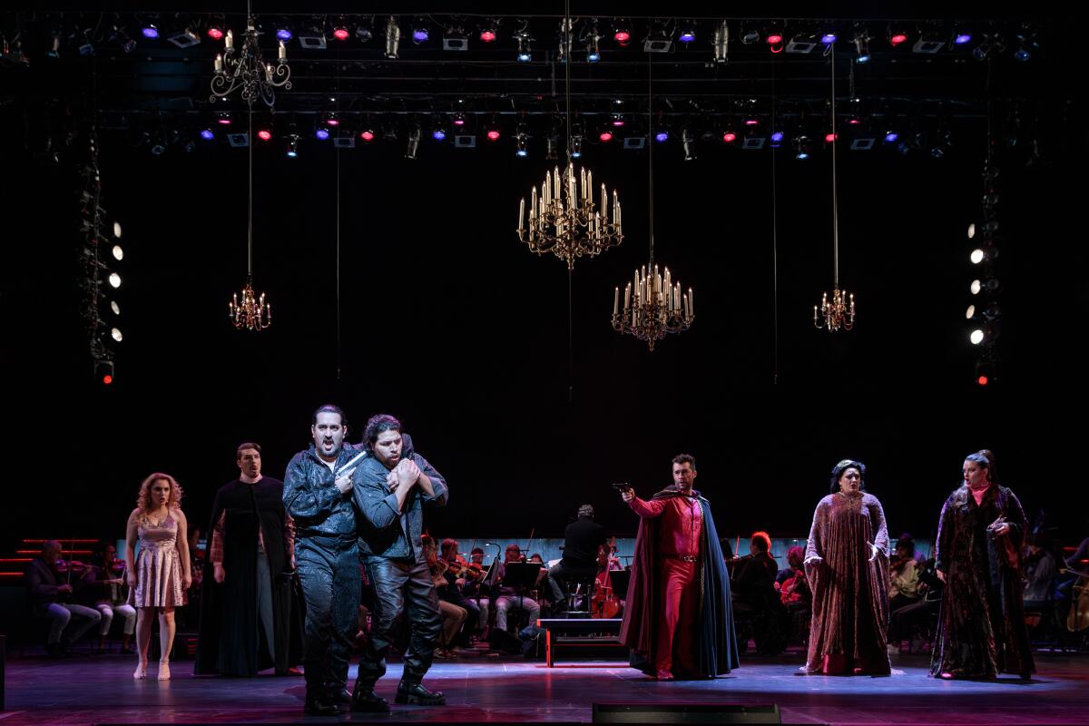 The cast of San Diego Opera's "Don Giovanni.