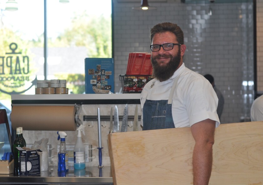 Michael Cimarusti at his new Cape Seafood and Provisions.