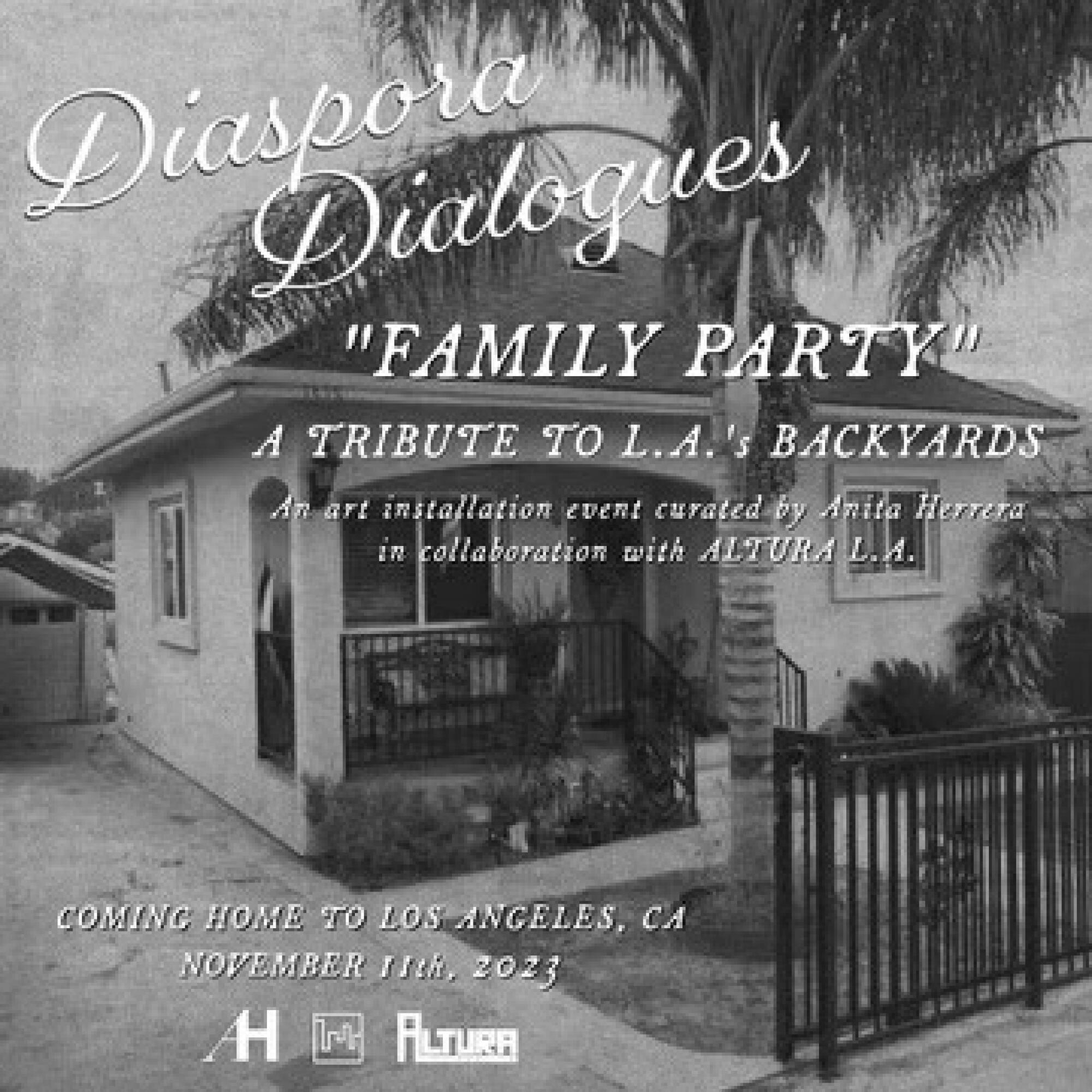 Diaspora Dialogues: Family Party at Soho Warehouse