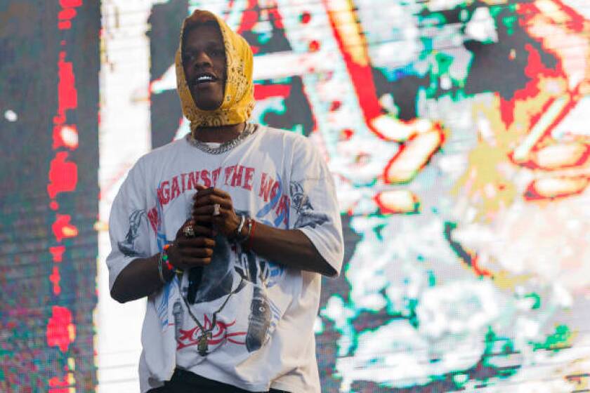 VANCOUVER, BRITISH COLUMBIA - JUNE 15: Rapper A$AP Rocky performs on stage during Breakout Festival 2019 at PNE Amphitheatre on June 15, 2019 in Vancouver, Canada. (Photo by Andrew Chin/Getty Images)
