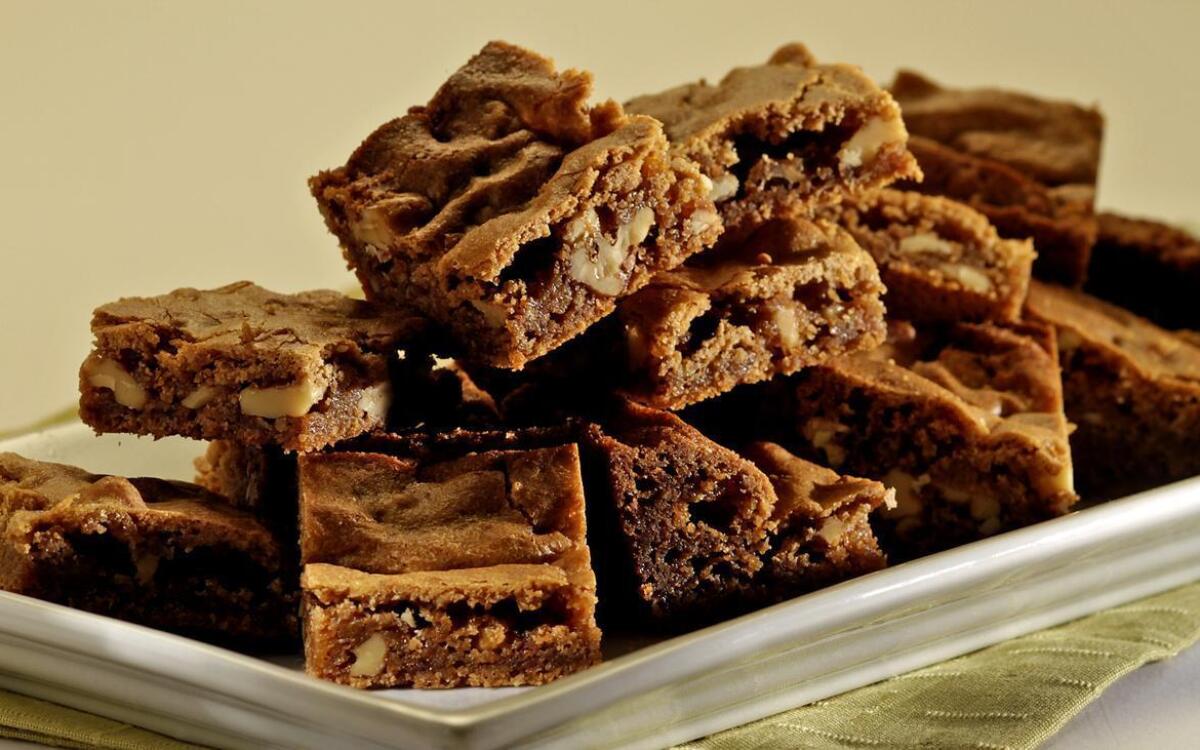 Clementine's butterscotch brownies