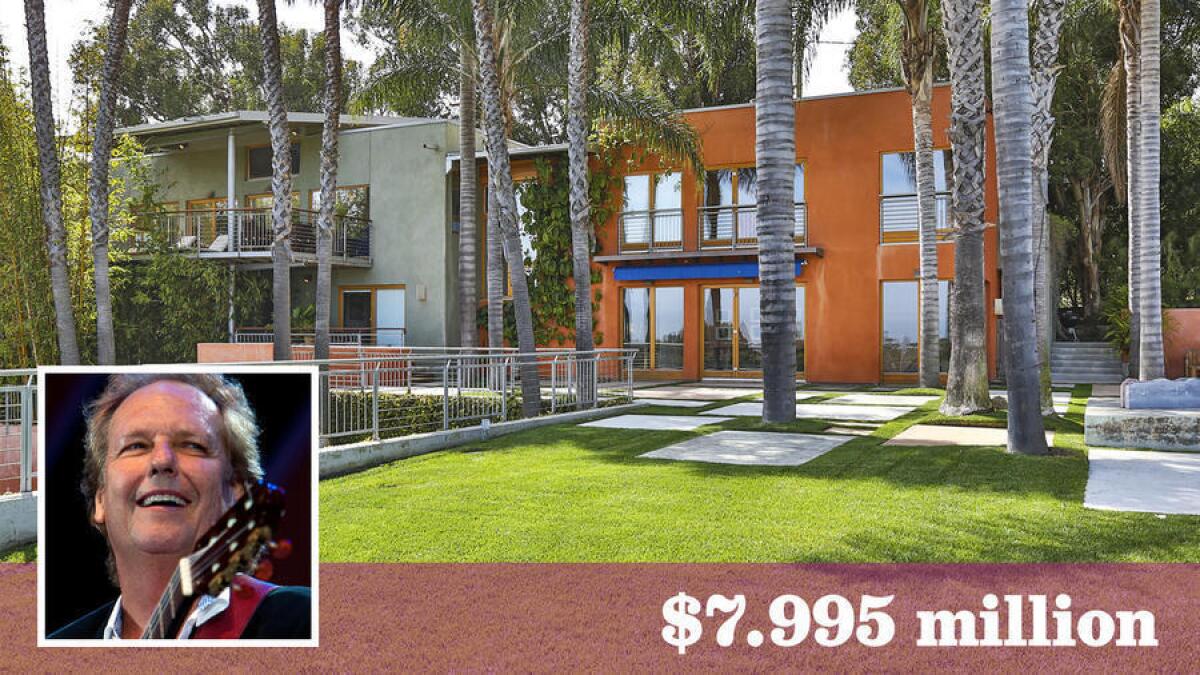 Jazz musician Lee Ritenour has listed his home on about an acre in Malibu's Point Dume area for sale at $7.995 million.