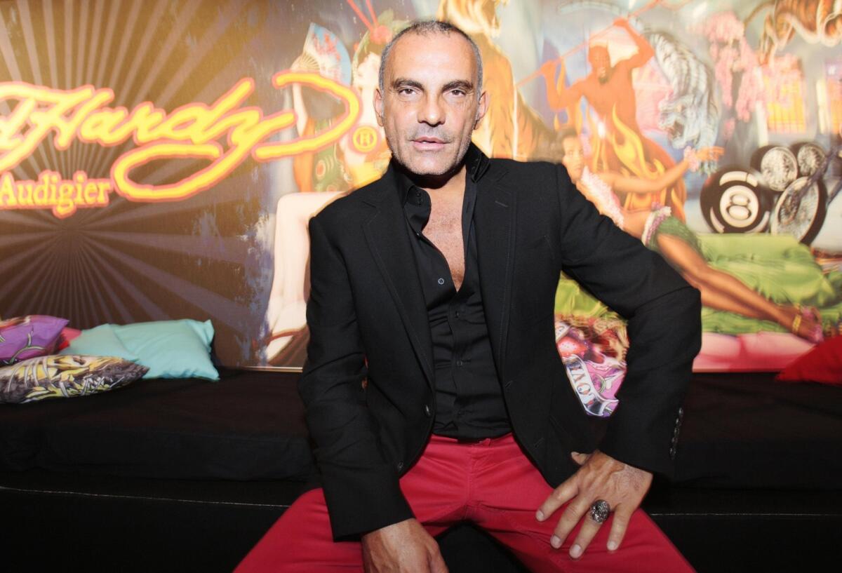 Christian Audigier is best known for his work on clothing label Ed Hardy.