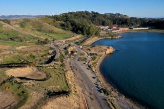 RICHMOND, CALIFORNIA - MARCH 22: The Point Molate area and Winehaven Castle are seen from this drone view in Richmond, Calif., on Tuesday, March 22, 2022. (Jane Tyska/Digital First Media/East Bay Times via Getty Images)