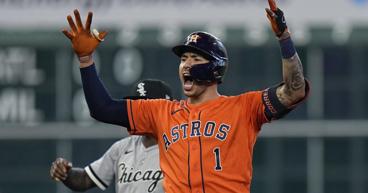 Aug. 13: White Sox 4, Astros 1 (Game 2)