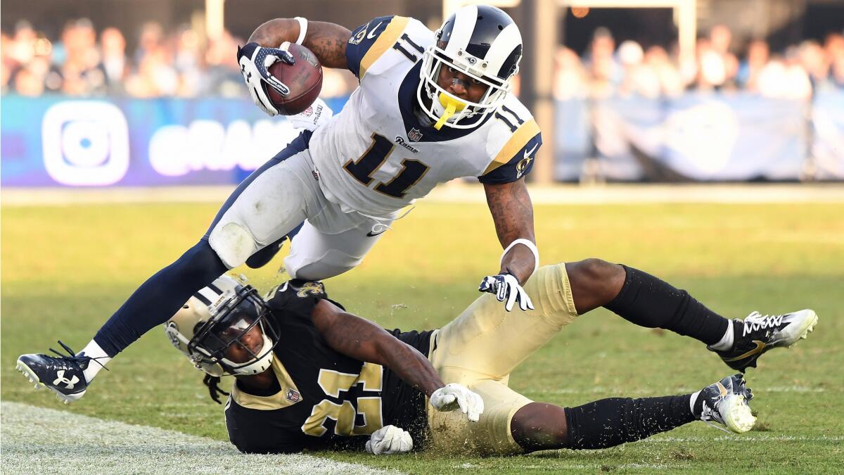 Receiver Tavon Austin finished with 194 receptions and 12 touchdowns in five seasons.