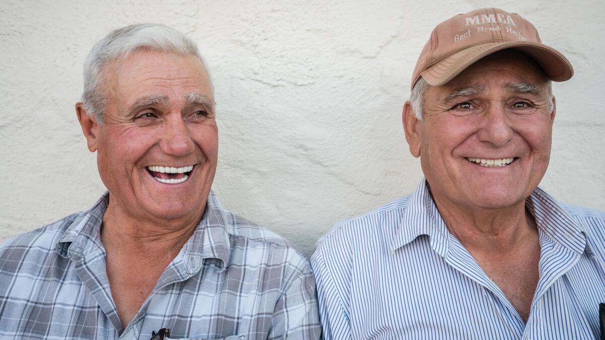 Richie Ortiz, left, and his brother Poncho are longtime Hornitos residents.