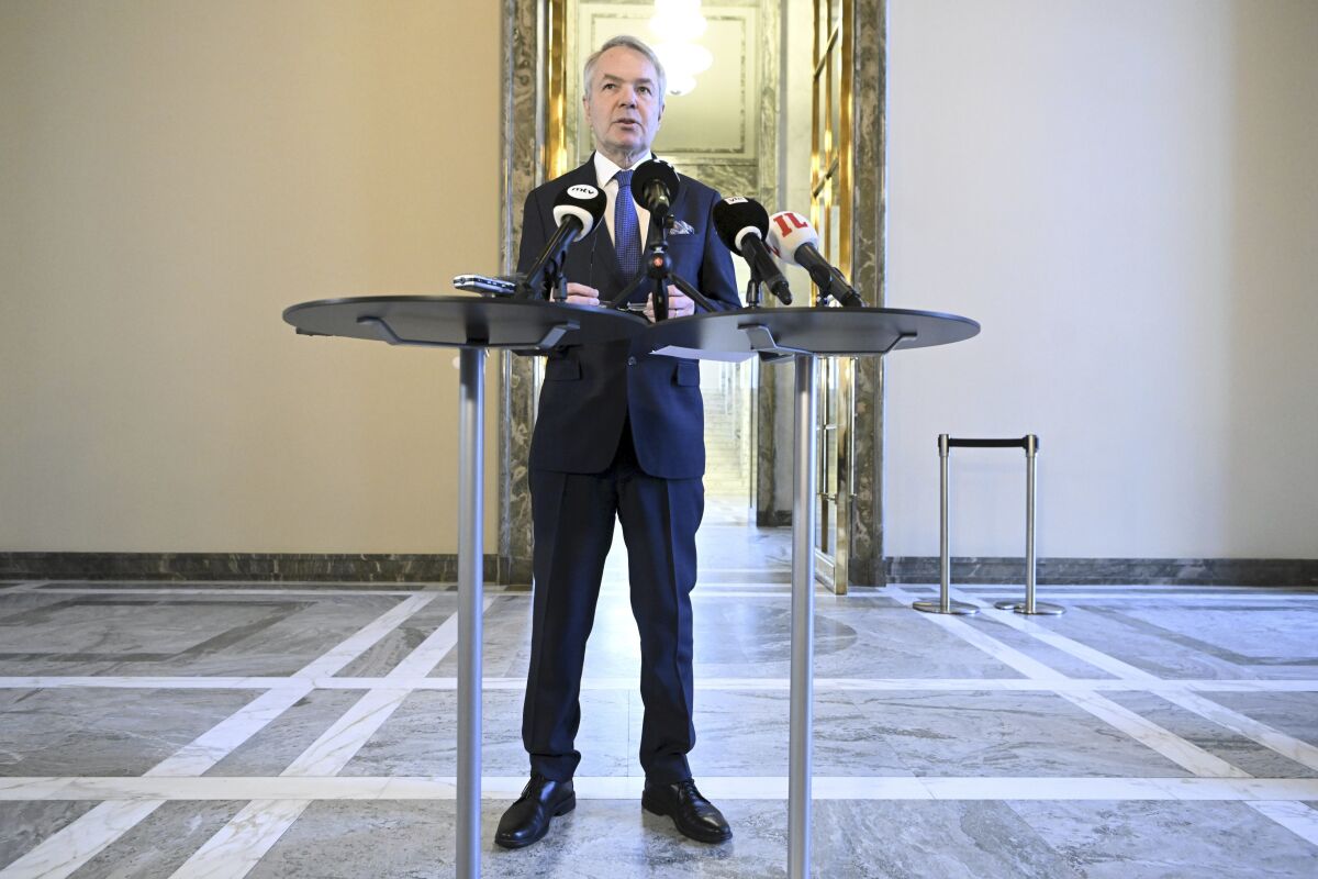 Finnish Foreign Minister Pekka Haavisto
