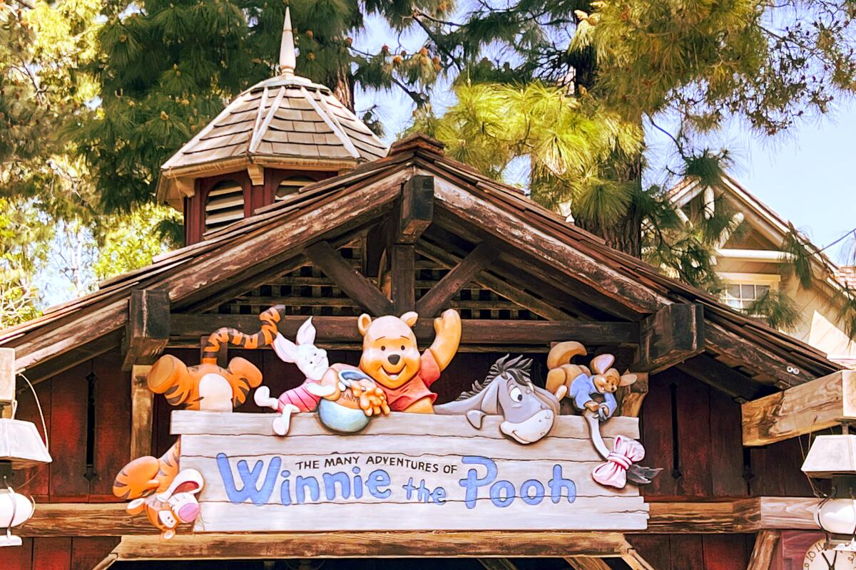 Many Adventures of Winnie the Pooh at Disneyland.