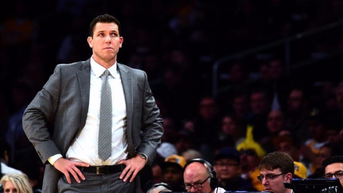 Lakers Coach Luke Walton is unsure what the NBA is accomplishing with one-game trips more than one time zone away from L.A.