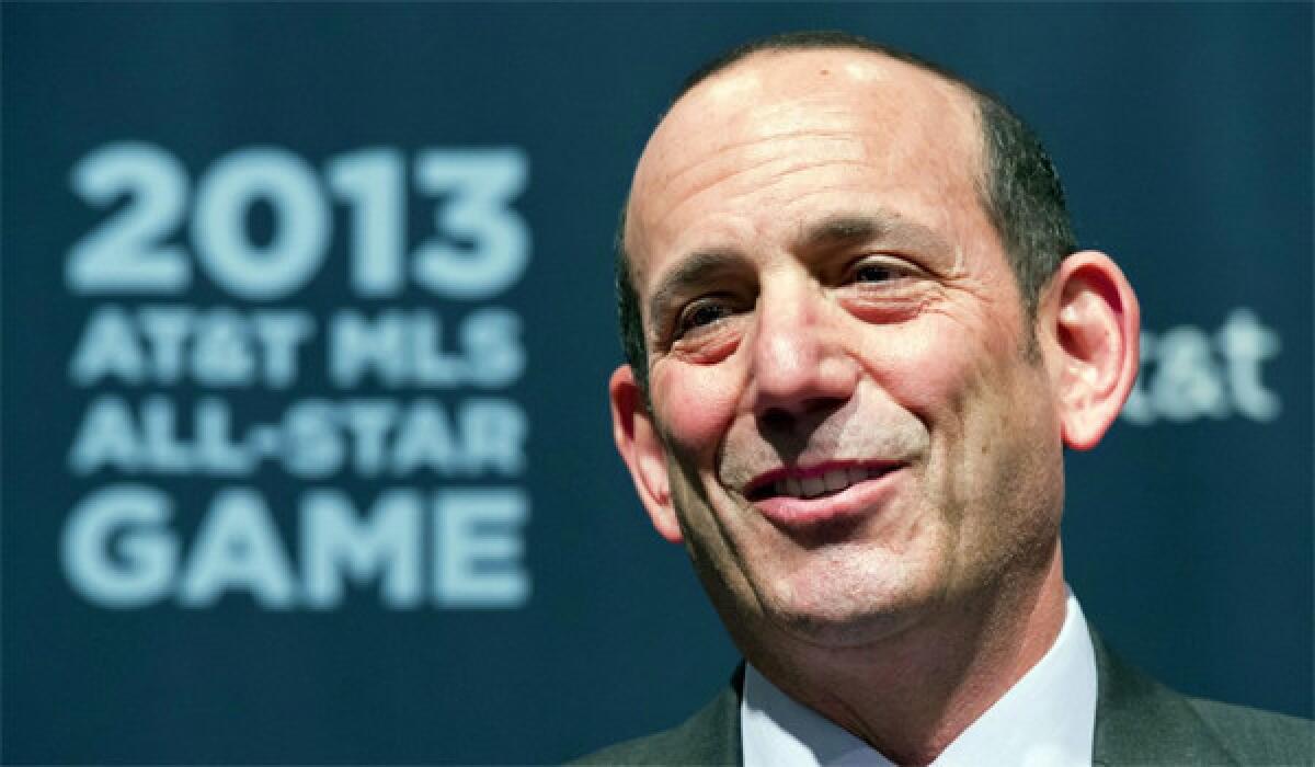 Major League Soccer Commissioner Don Garber announced that the league plans to add another four teams.
