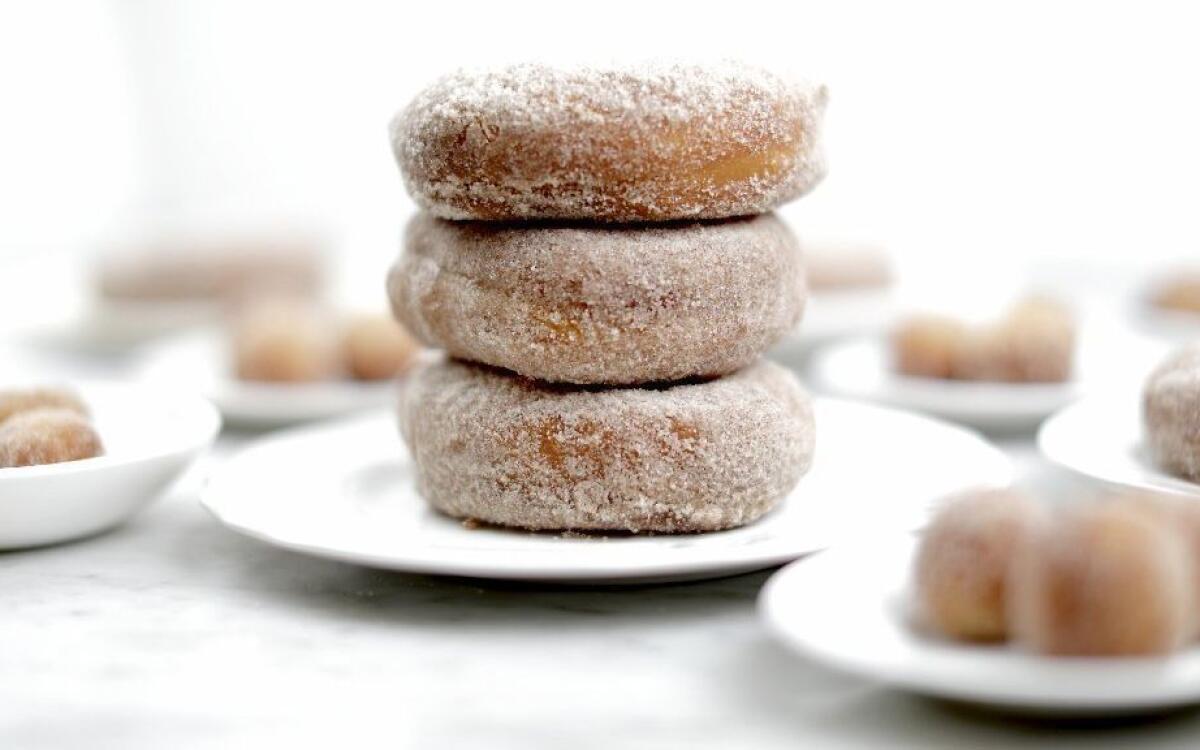 Cinnamon-sugar doughnuts