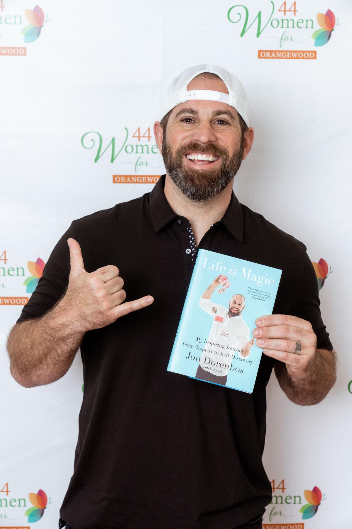 Former NFL player Jon Dorenbos attends the 19th annual scholarship luncheon.