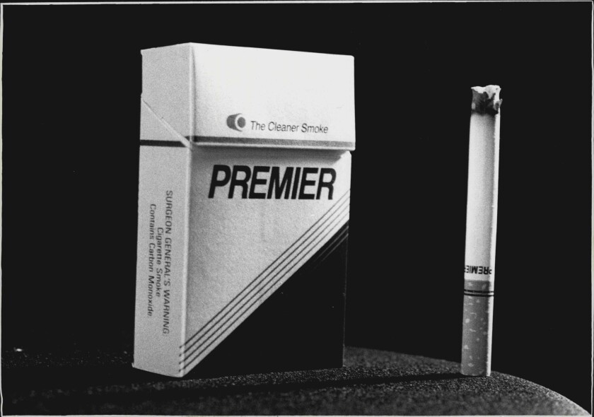 Premier - The smokeless cigarette.