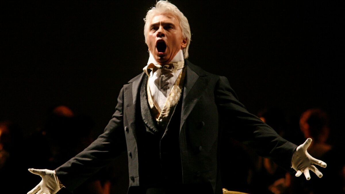 Dmitri Hvorostovsky, photographed in 2007. The baritone, who died this month at age 55, is nominated for a Grammy in the solo vocal category.