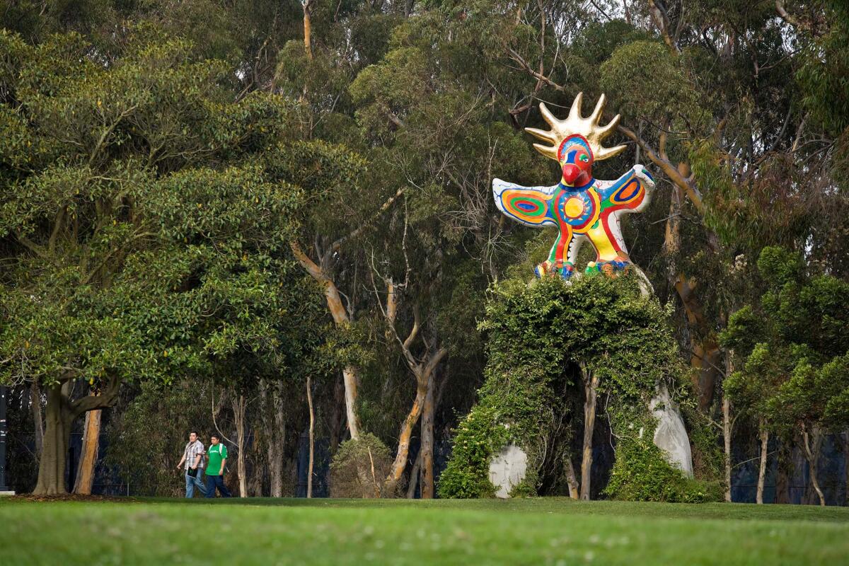 The Stuart Collection at UC San Diego began with Niki de Saint Phalle's 1983 "Sun God."