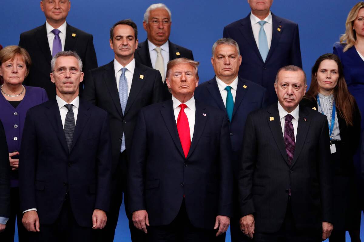 NATO heads of government at Wednesday's summit.