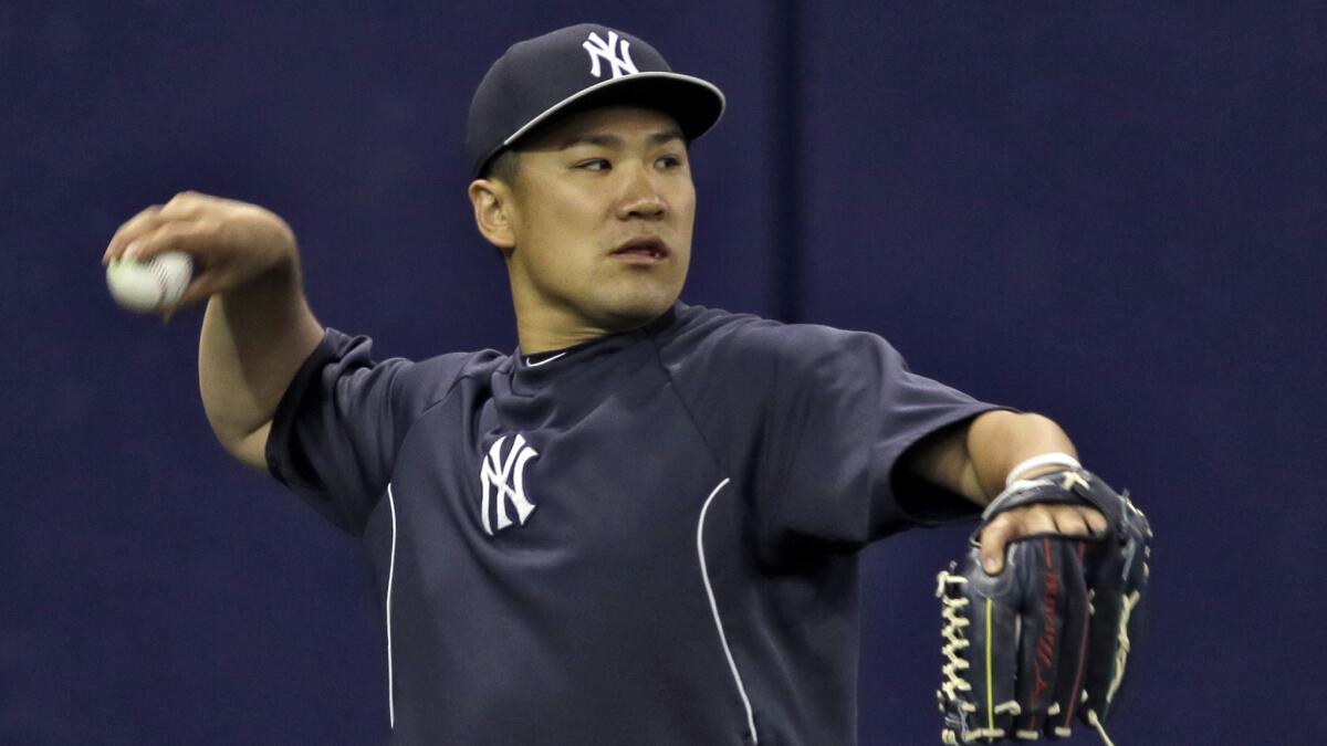 New York Yankees pitcher Masahiro Tanaka is expected to make his first start since July 9 on Sunday.