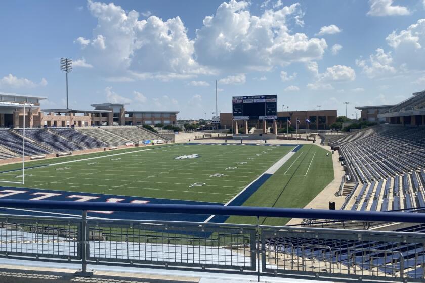 Allen High's stadium, with a capacity of 18,000, will be hosting St. John Bosco on Friday night in Texas.