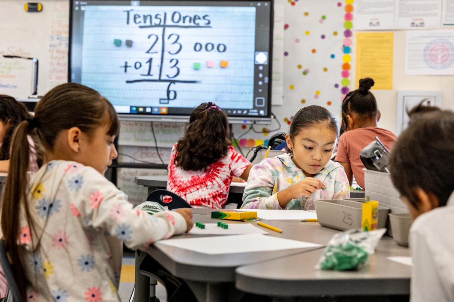 California may soon test children on math as early as kindergarten in effort to curb dismal scores
