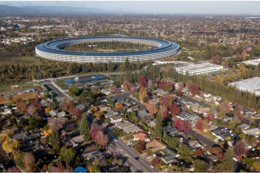 La sede de Apple, en Cupertino, California.