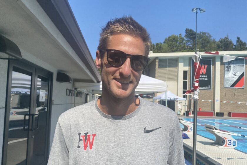 Harvard-Westlake water polo coach Brian Flacks is in his 11th season.