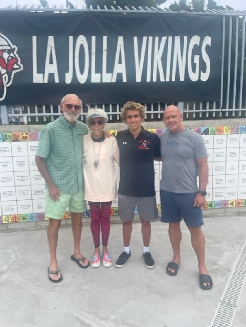 Dave and Joyce Abrams, Gavin Olson and Tom Atwell