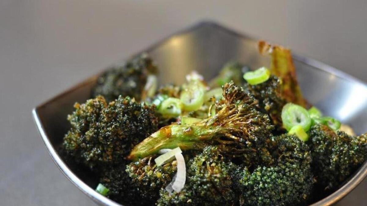 Fried broccoli.