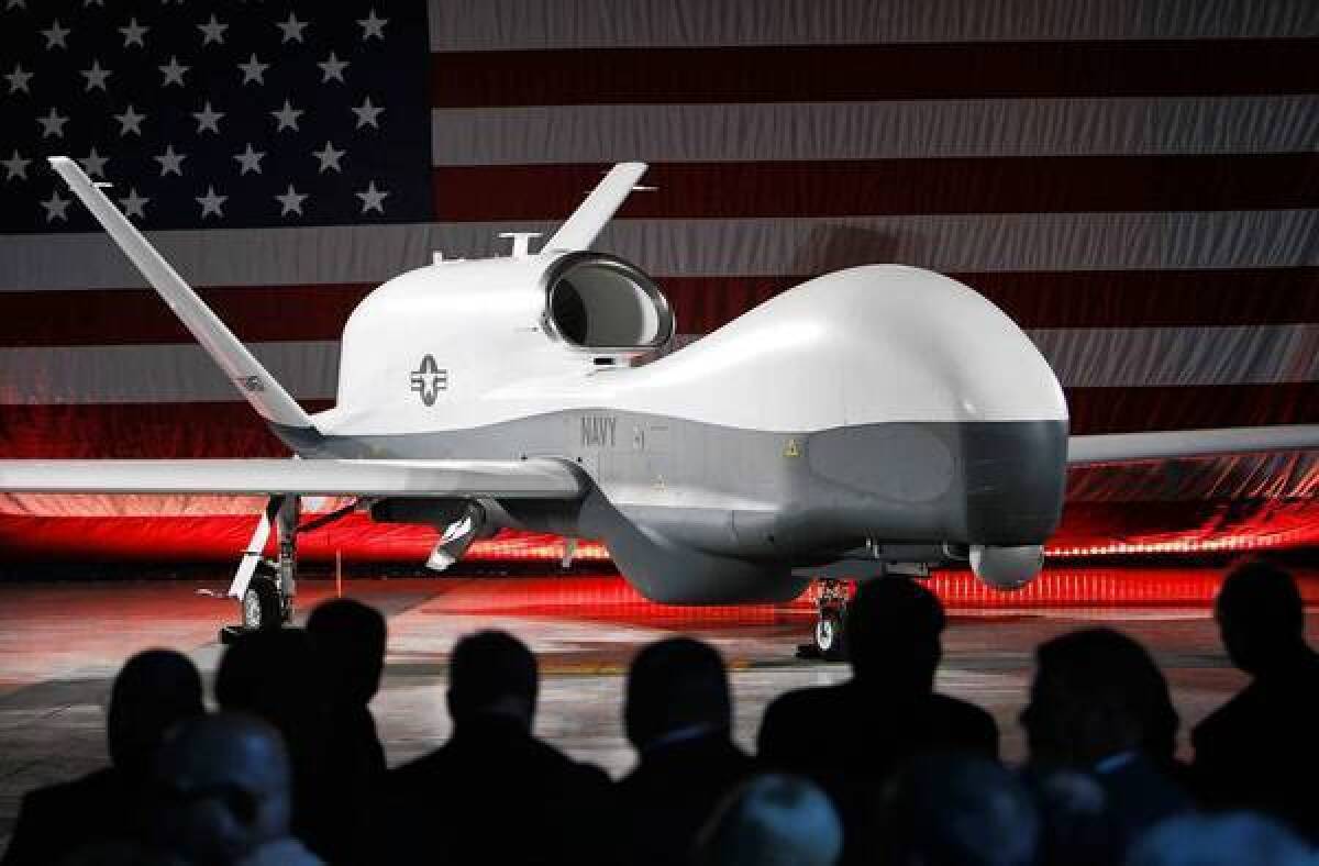 Northrop Grumman, which recently unveiled a new Navy surveillance drone, is among the companies that want looser restrictions on exports.