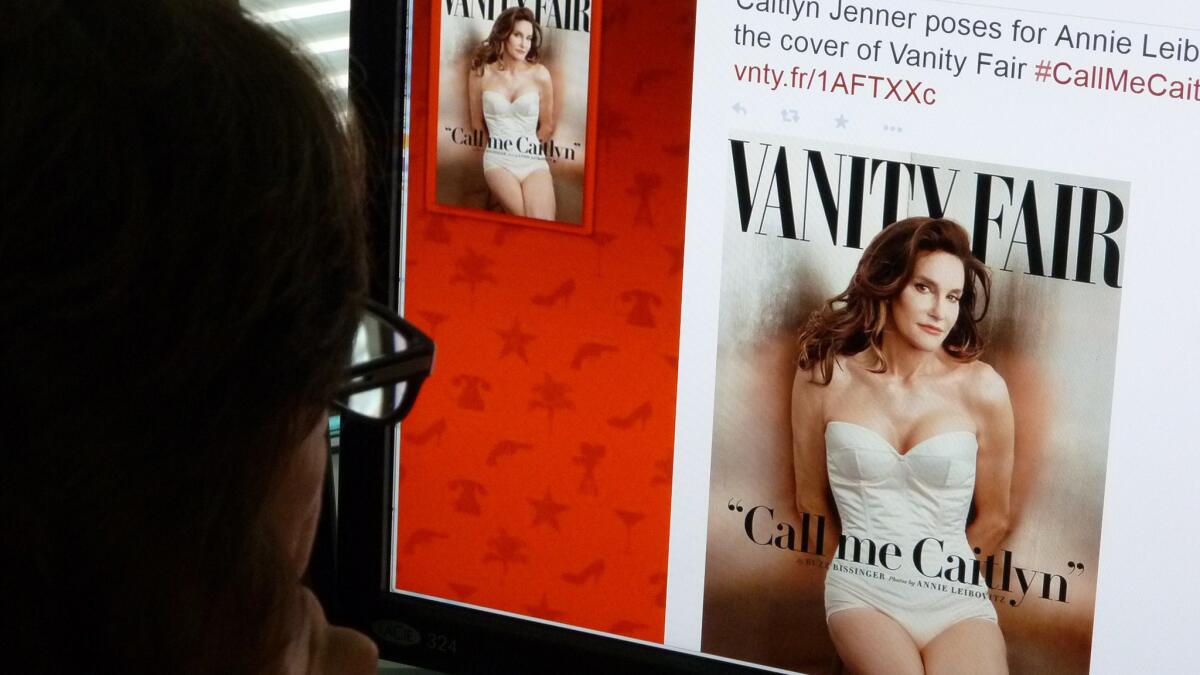 A journalist looks at Vanity Fair's Twitter feed, which includes a cover promoting the Caitlyn Jenner debut interview that sucked up a lot of time during the Aug. 30 episode of "I Am Cait."