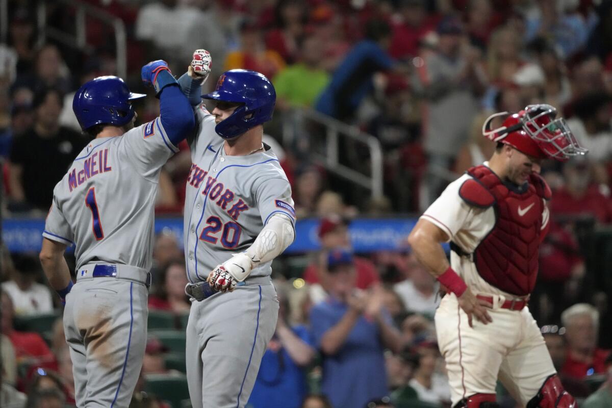 Mets extend winning streak to four games with a 13-2 rout of the struggling  Cardinals - The San Diego Union-Tribune