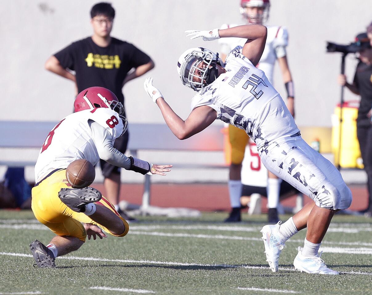 Photo Gallery: Football season opener in non-league game between Hoover and La Canada