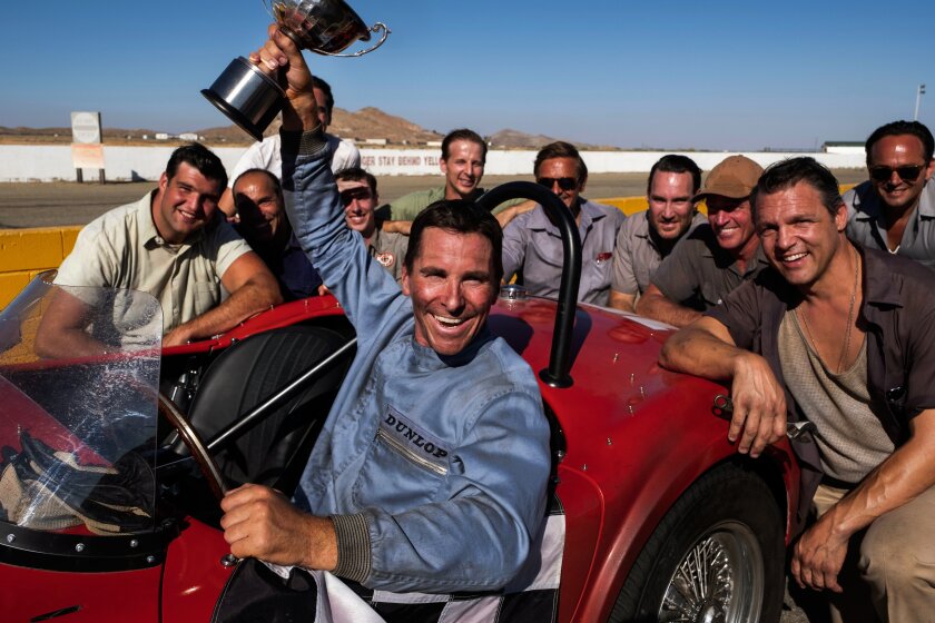 Christian Bale in 20th Century Fox's Ford v Ferrari.
