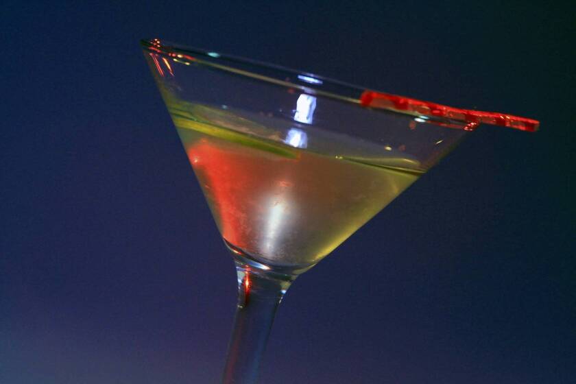 The apple martini is still popular.