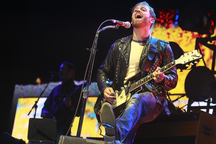 The Black Keys' Dan Auerbach at the 2012 edition of Coachella Valley Music and Arts Festival.