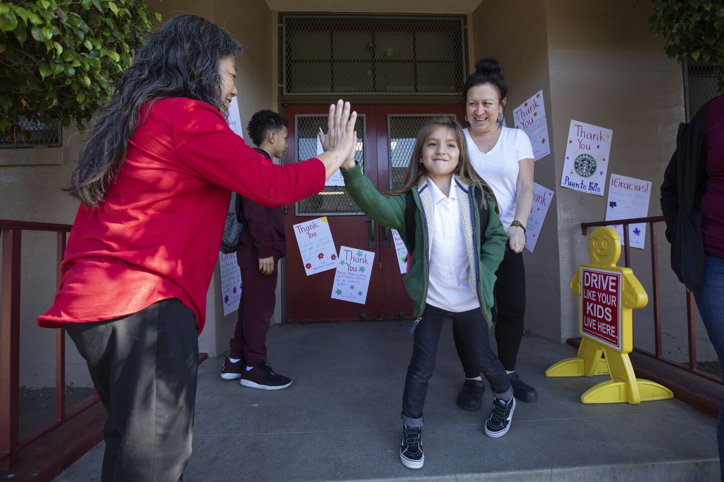 L.A. teachers return to work