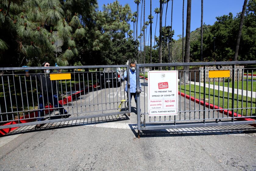 Brand Park, as well as all other city parks, are closed completely the entire Easter weekend in an effort to slow he spread of the novel coronavirus COVID-19, on Saturday, April 11, 2020.