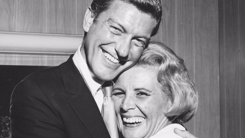 Dick Van Dyke and Rose Marie in the movie "Wait for Your Laugh."