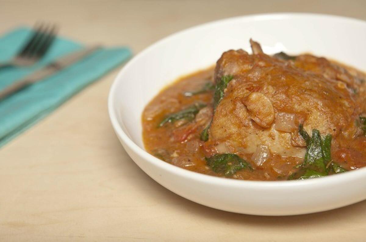 Tuscan chicken stew.