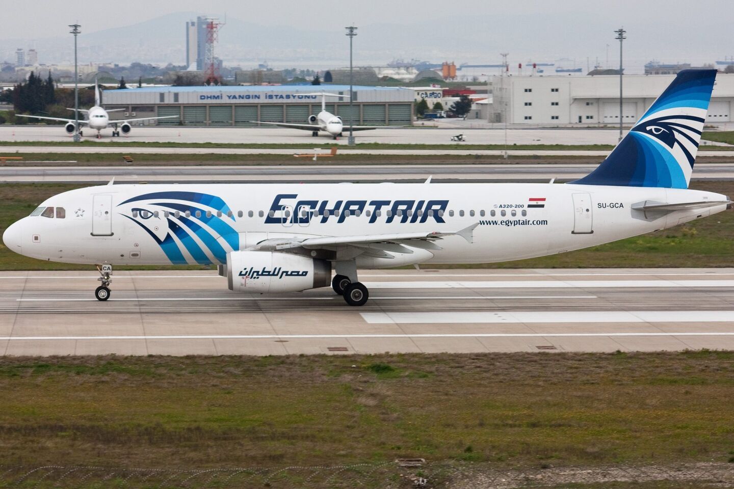 An EgyptAir Airbus A320 is seen at Istanbul Airport in Turkey in May.