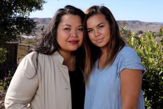 Celine Showman, left, with her 17-year-old daughter Megan, both of Oceanside. Celine's life was saved with CPR 11 years ago. On Jan. 2, she'll ride in the Rose Parade on a float that celebrates the life-saving technique.