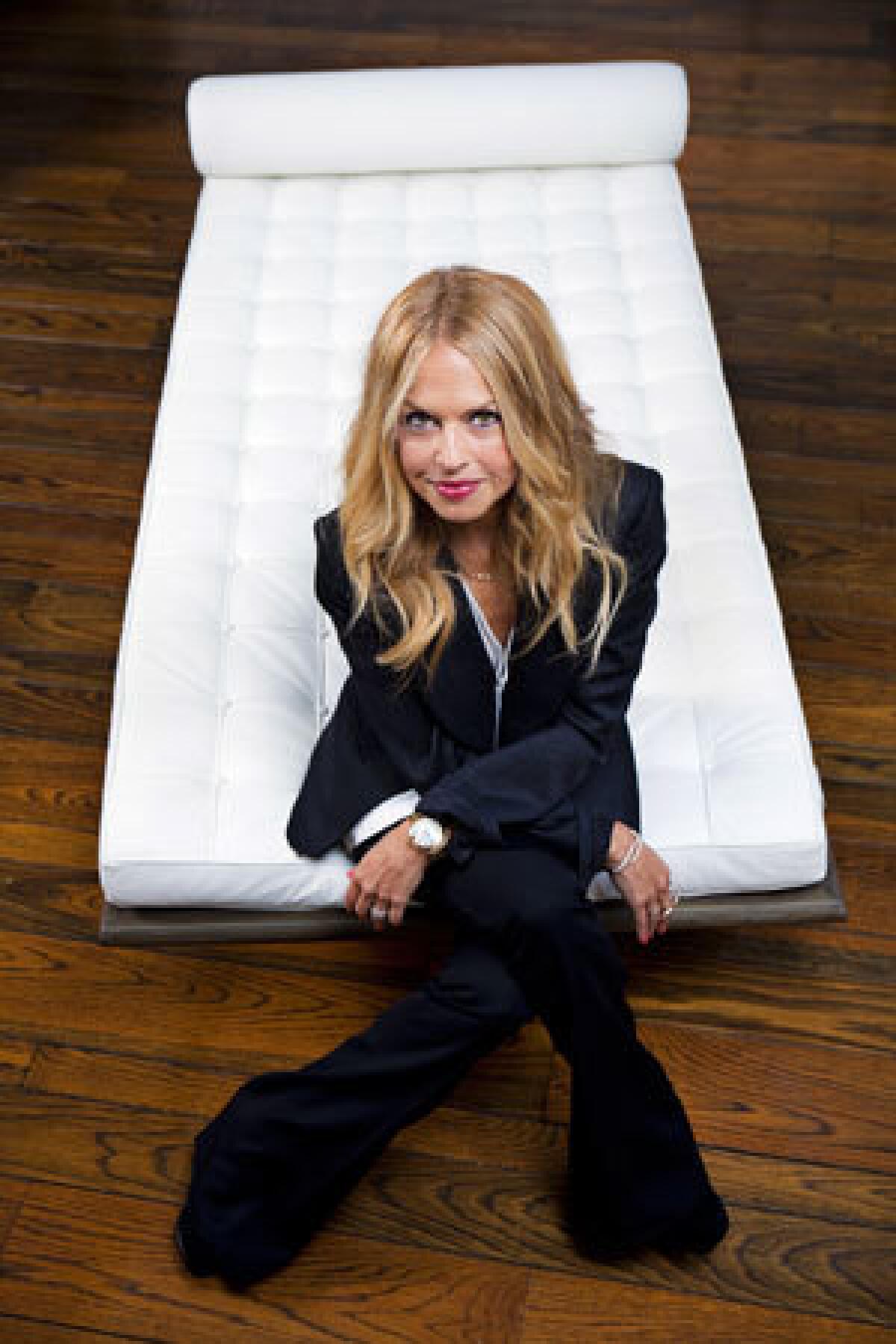 Rachel Zoe, pictured at home, “has a great eye, a larger-than-life personality and a whole entertainment world built around her,” says trend forecaster Catherine Moellering.