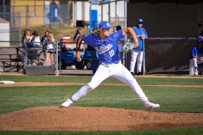 Ramona's Tait Karlson has fashioned a 6-3 record heading into this week with a 1.71 ERA, 63 strikeouts against 12 walks.